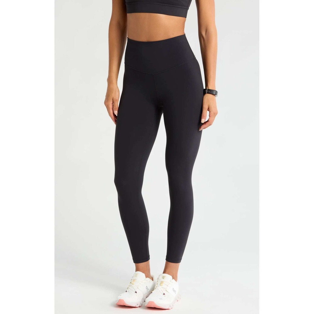 Zella Leggings Womens High Waist 7/8 Length Black XL Athleisure Sporty Casual